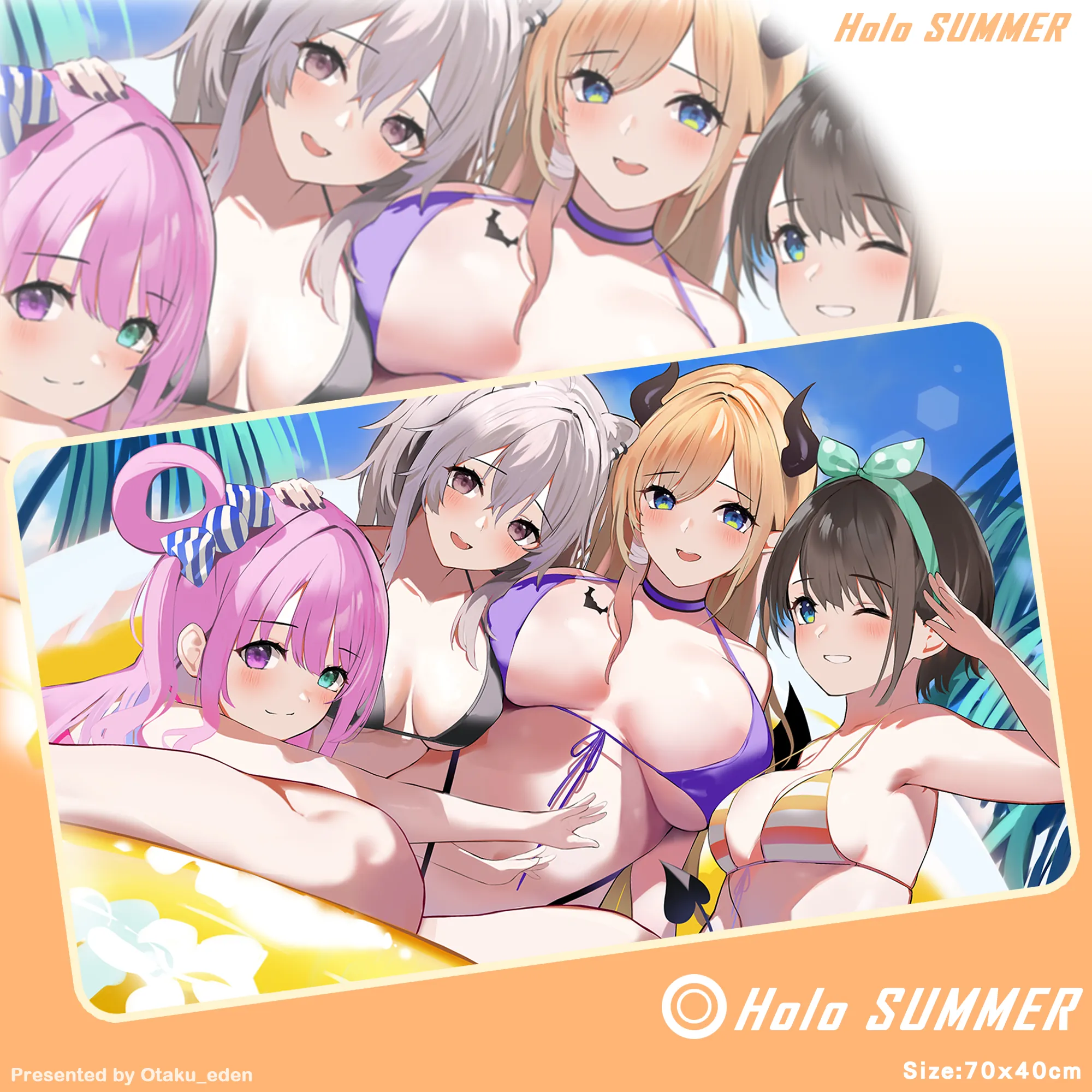 「同人代購」FF41 SUMMER ( JP ) 滑鼠.桌遊兩用墊 70x40cm