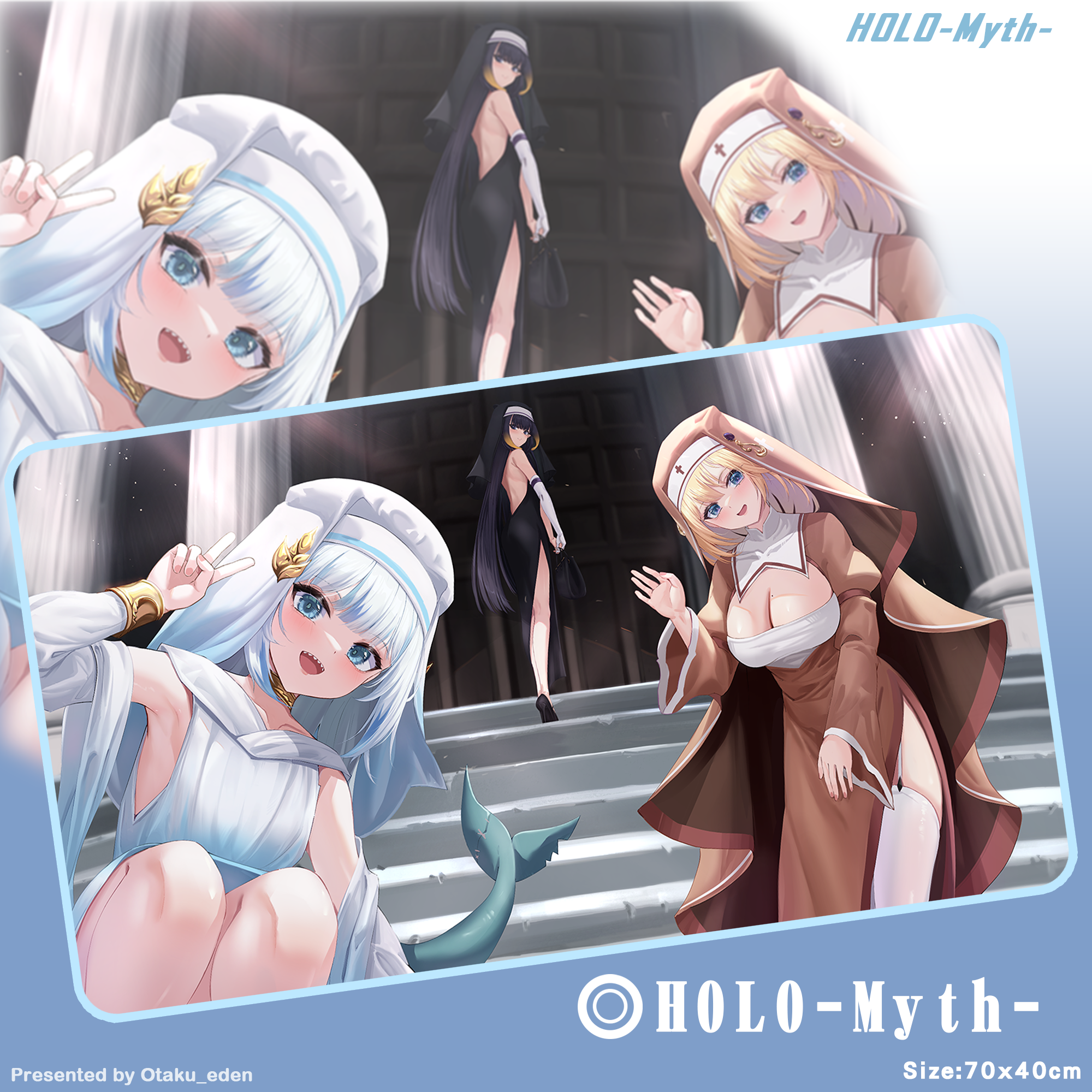 「同人代購」FF41 Myth (Sister VER.) 滑鼠.桌遊兩用墊 70x40cm