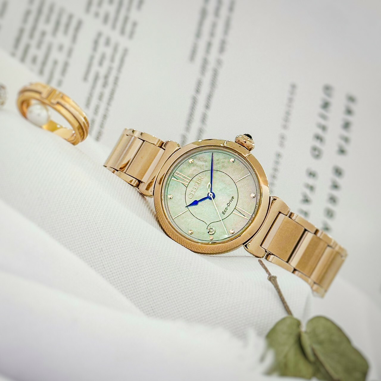 【CITIZEN 星辰】 L系列 May bells鈴蘭花女錶 EM1073-85Y 29.5mm 現代鐘錶
