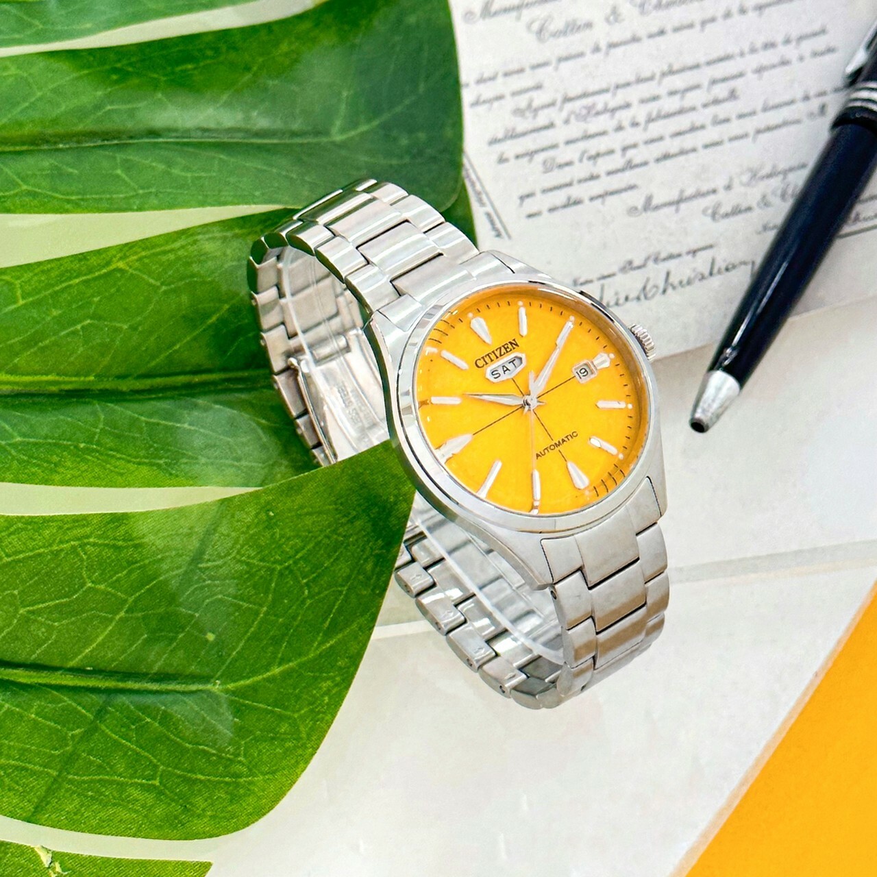 【CITIZEN 星辰】C7系列 經典復刻日曆機械錶 NH8391-51Z 40.2mm 現代鐘錶