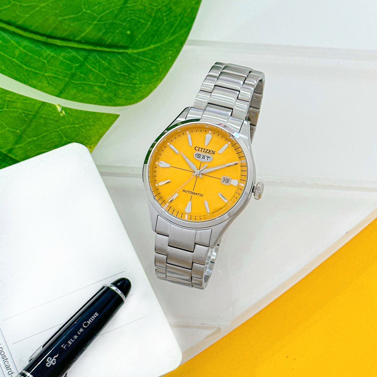 【CITIZEN 星辰】C7系列 經典復刻日曆機械錶 NH8391-51Z 40.2mm 現代鐘錶