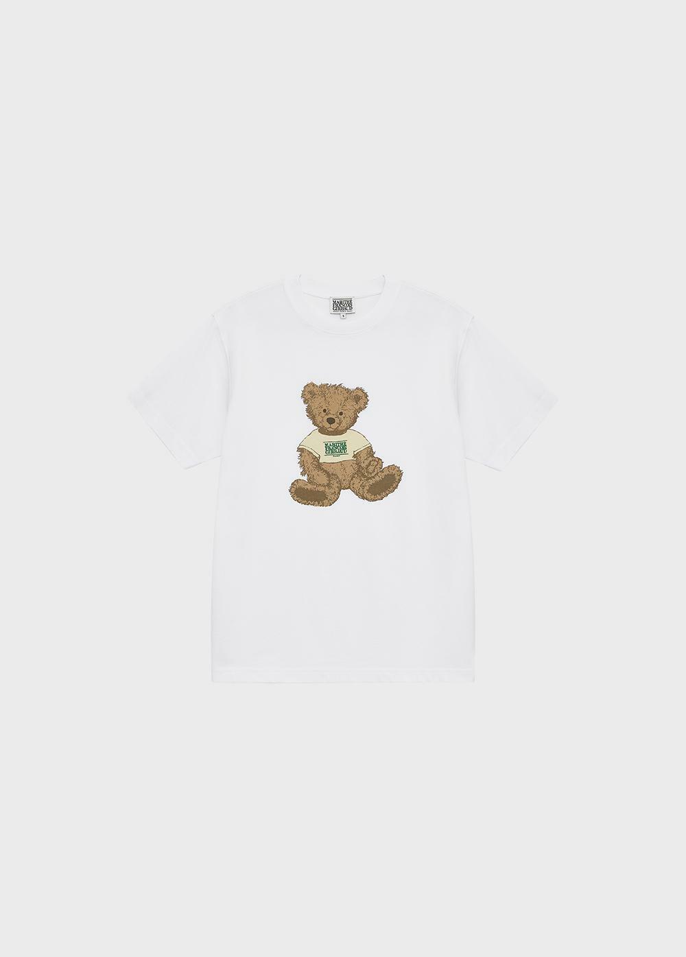 [MARITHE]★25SS★韓国人気★DOODLE BEAR IMAGE GRAPHIC TEE 🐻✏️ MARITHÉ & FRANÇOIS GIRBAUD 25SS 本週新品登場甜酷小熊