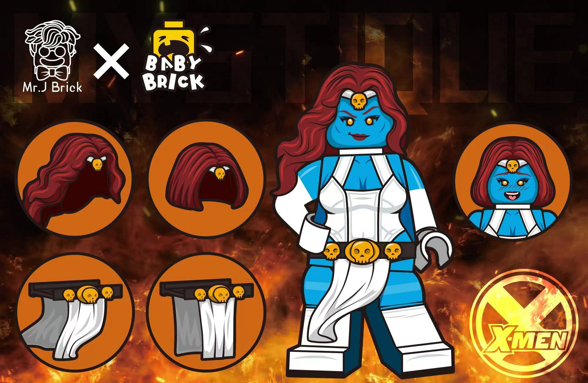 [MrJ x BabyBeick] [Preorder] X Men - Mystique [PADprinted]