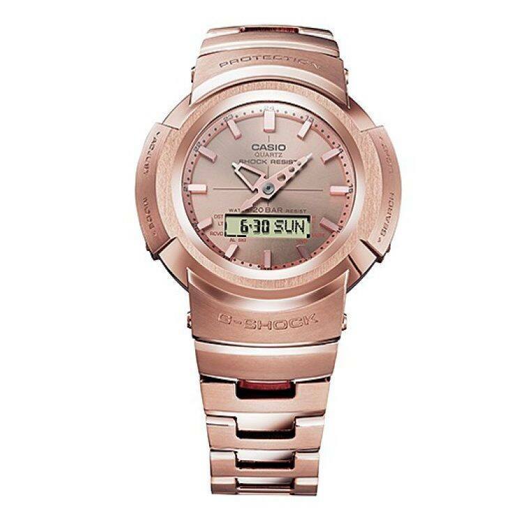 Casio G-Shock AWM-500GD-4A 太陽能 電波 全金屬 手錶 (香港行貨)