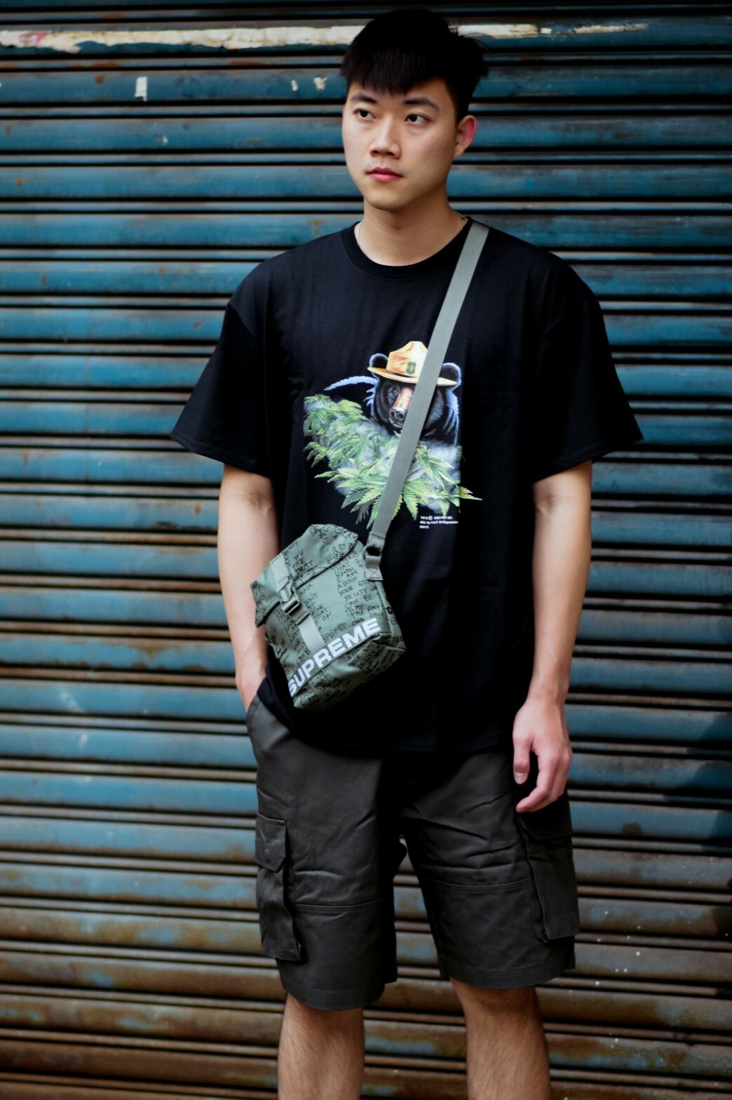 ☆ETW☆【EASY TO WEAR】HUF TOKEY S/S TEE 大麻葉 黑熊 短袖 T恤 短T 現貨