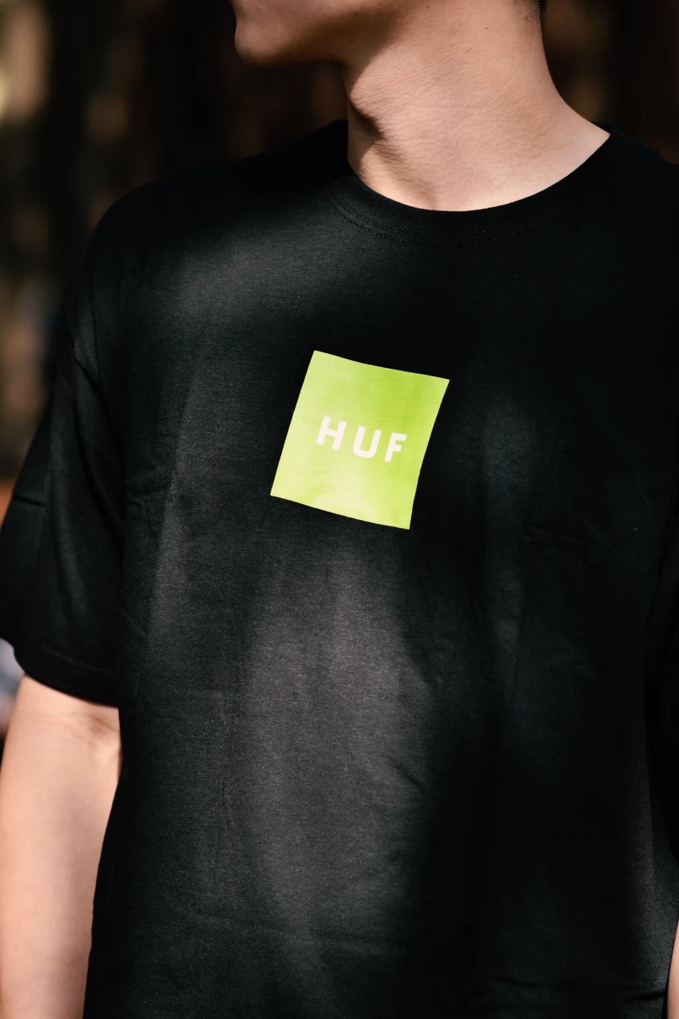 ☆ETW☆【EASY TO WEAR】HUF ESSENTIALS BOX LOGO S/S TEE 短T 黑 白 現貨