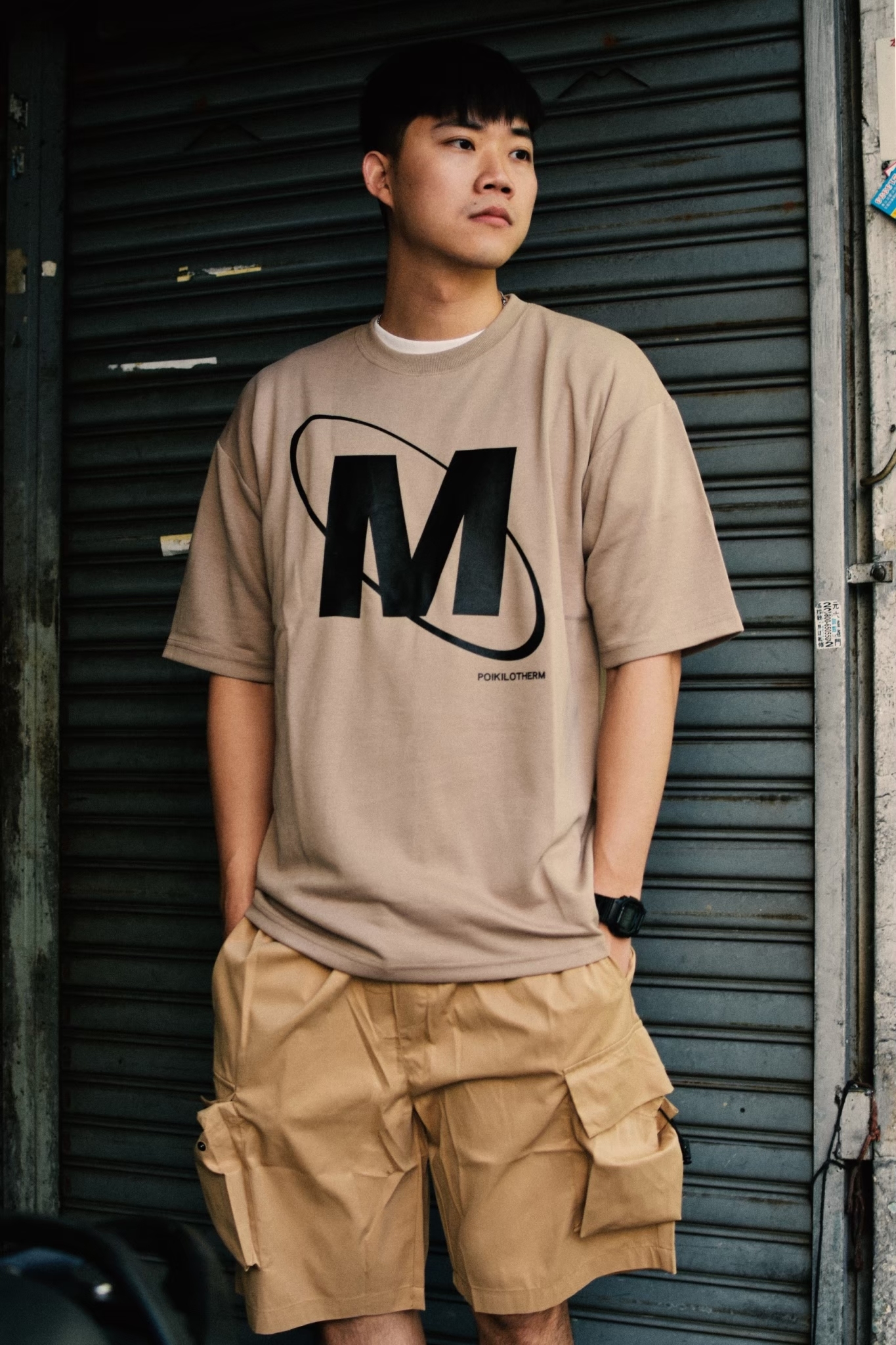 ☆ETW☆【EASY TO WEAR】自訂款 POIKILOTHERM BIG M TEE 短T