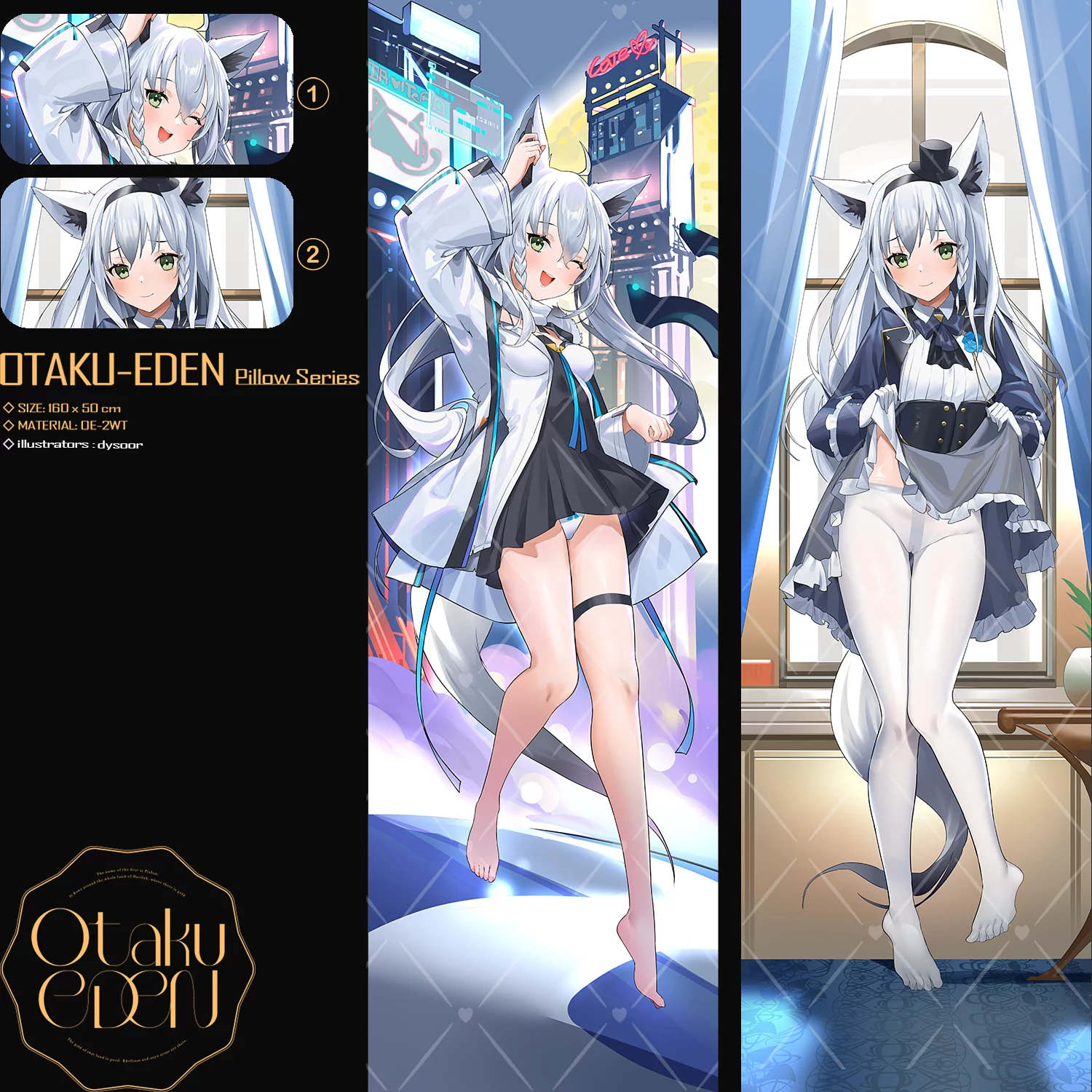 「同人代購」FF40 HOLO-JP-白上フブキ Shirakami Fubuki <腳腳> 等身抱枕