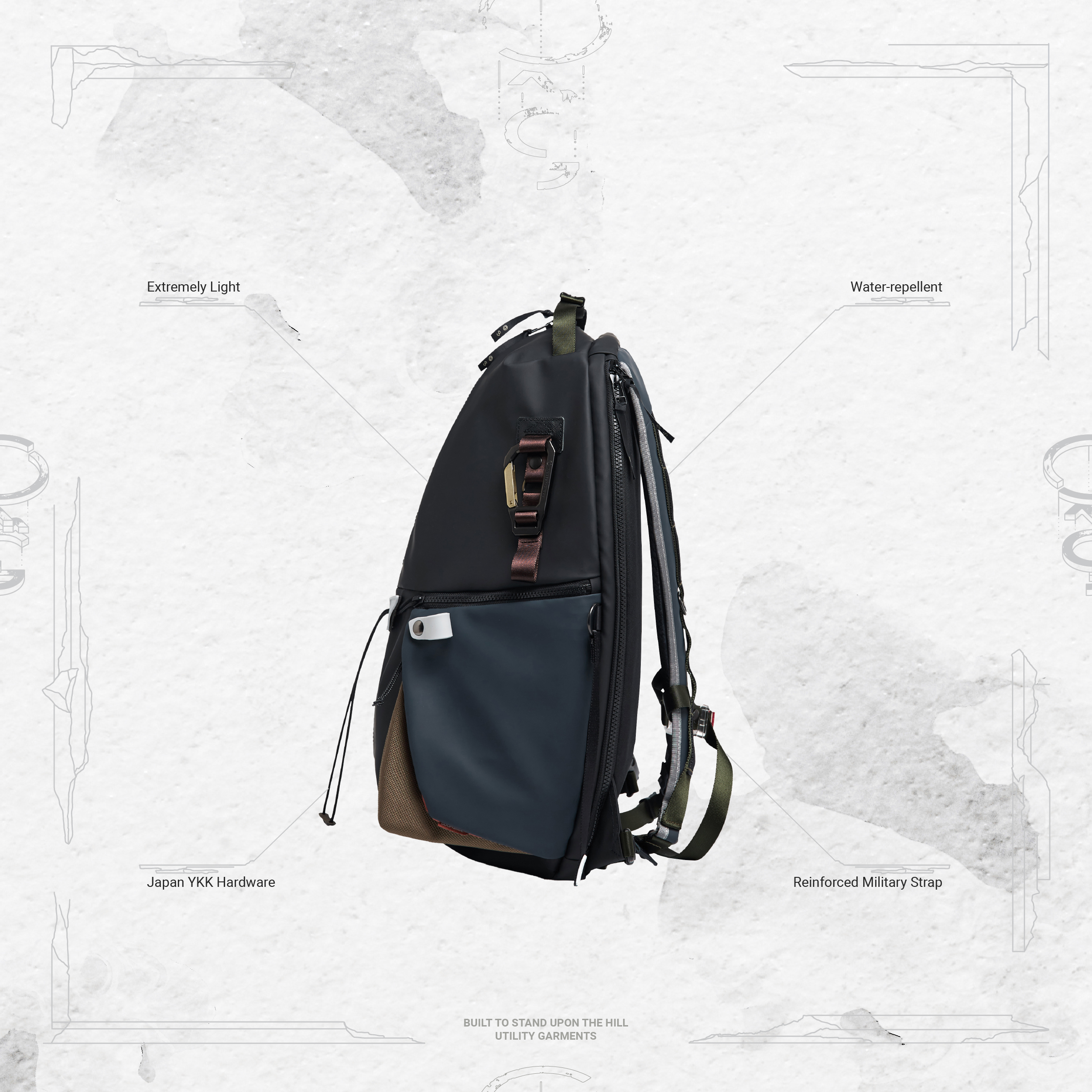 GArmor-01” Game Shelter Utility Backpack - Nightfall