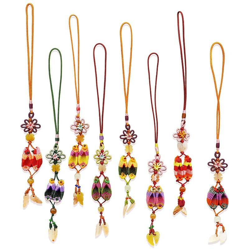 中國結手工編織吊飾│三寸金蓮│手作吊飾 包包掛飾 多種顏色選擇