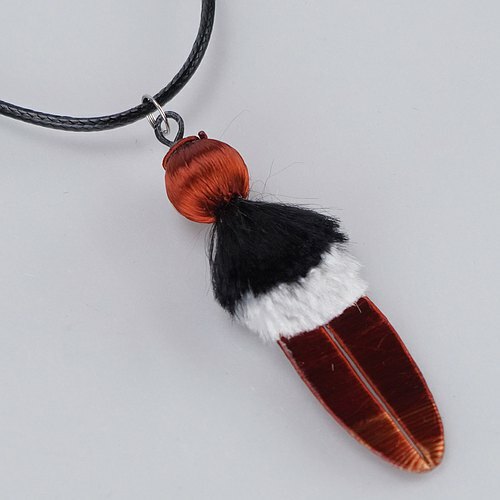 春仔花山麻雀羽翼項鍊｜創新設計融入生活 手工纏花時尚配飾