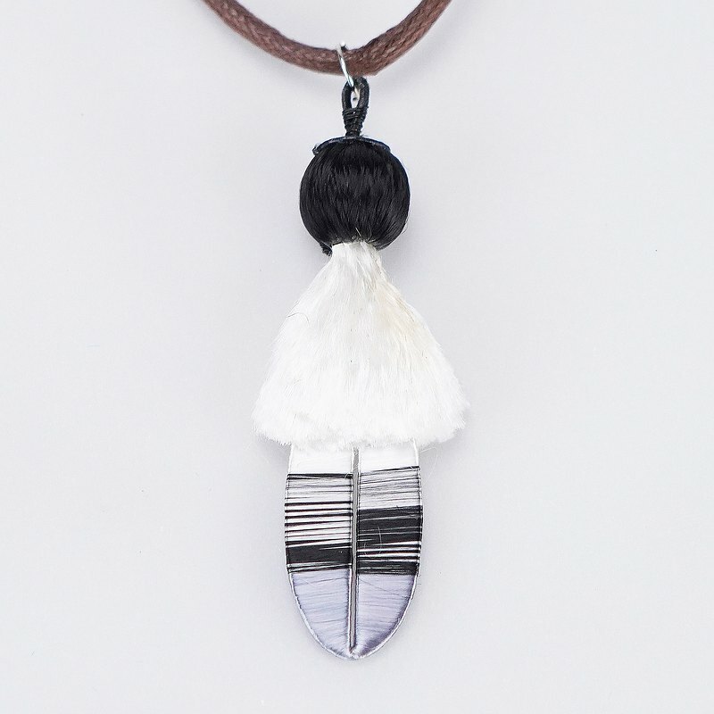 畢業謝師禮盒｜春仔花白鶺鴒羽翼項鍊創新設計 生活美學送禮首選