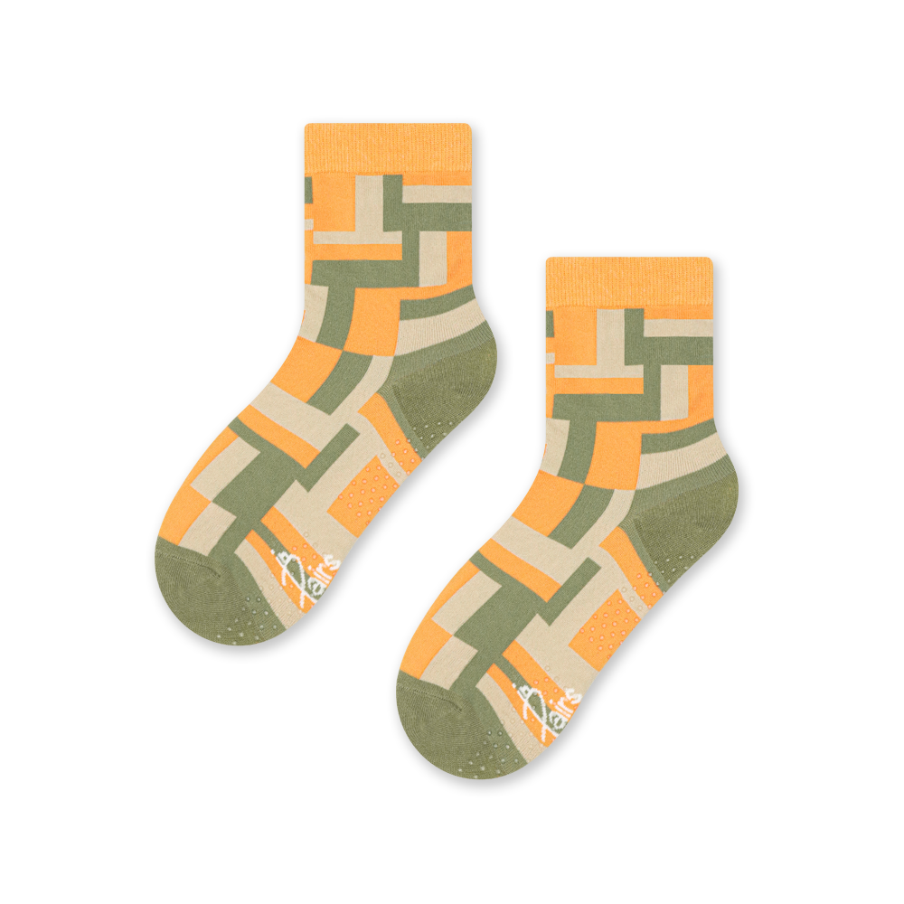 理性的浪漫・橘｜童襪