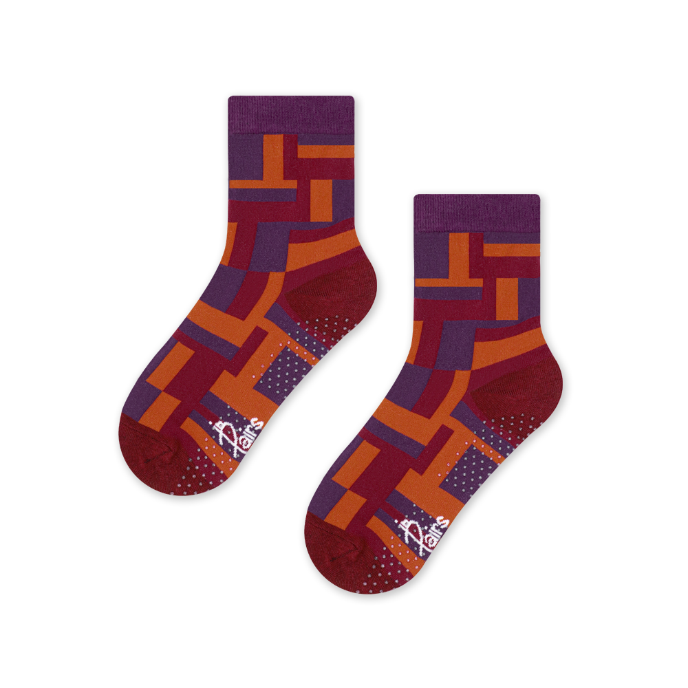 理性的浪漫・紫｜童襪