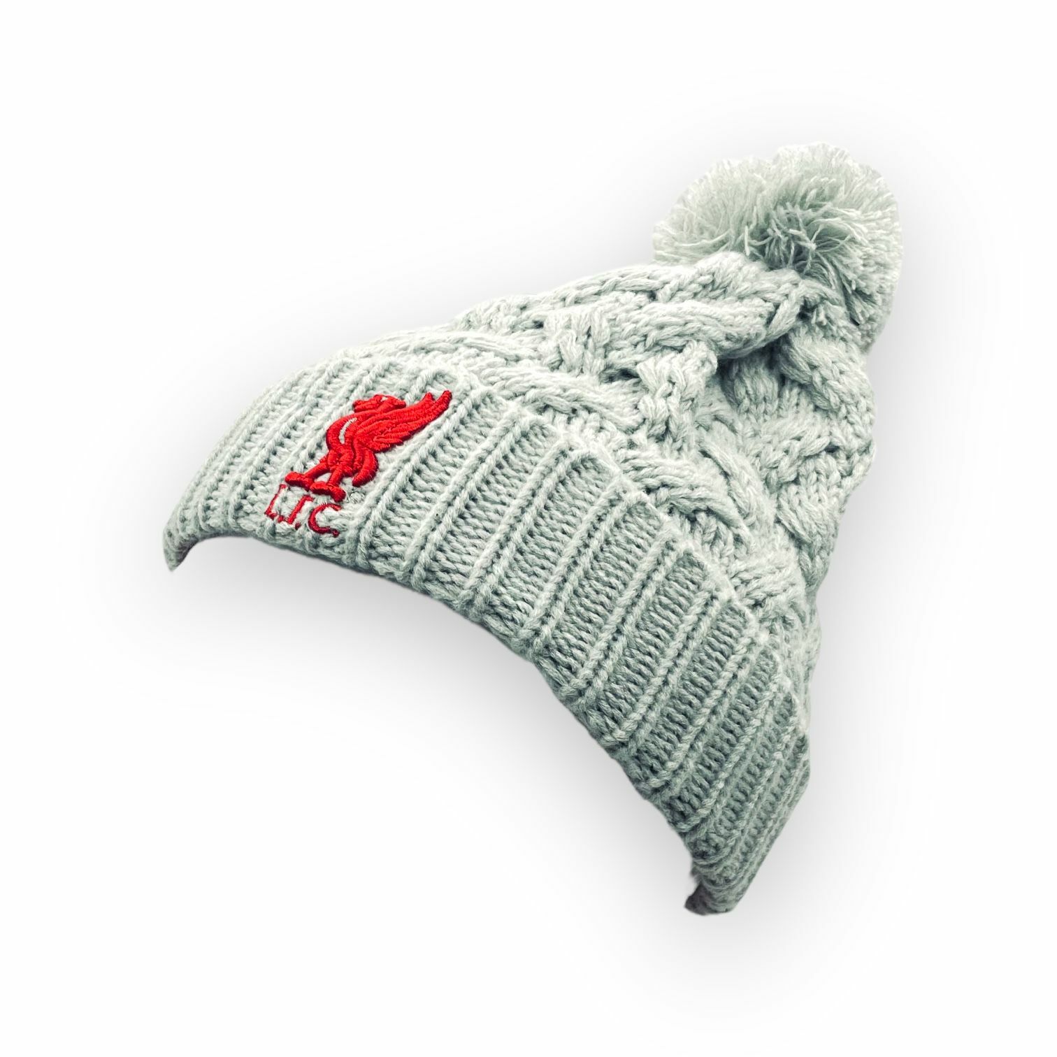 利物浦淺灰色紅LFC有波冷帽