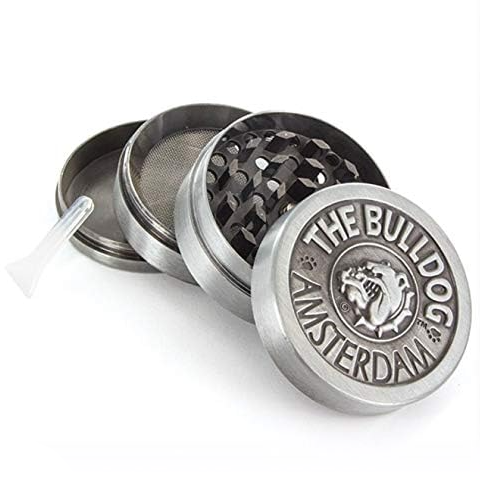 阿姆斯特丹經典研磨器 - 大麻葉 / 鬥牛犬 Amsterdam The Bulldog Grinder 40mm