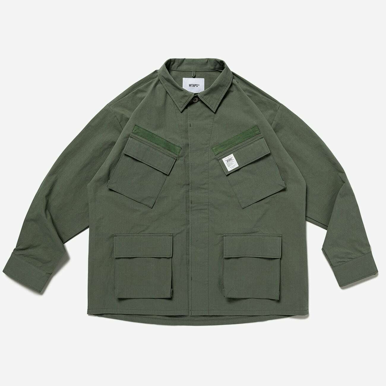 WTAPS SS23 JUNGLE 02 / LS / NYCO. RIPSTOP OLIVE