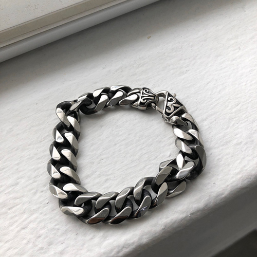 紋樣環瞬間金屬鏈條手鍊