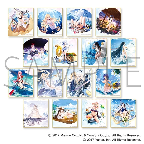 「ACG.GO」「預購」 碧藍航線 Summer Fair 2023 in Gamers #3 色紙SET