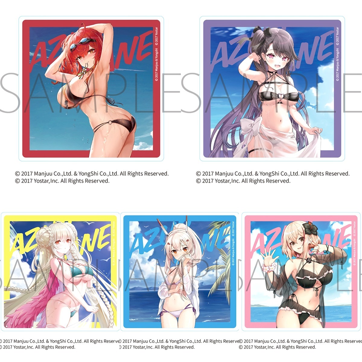 「ACG.GO」「現貨」 碧藍航線 Summer Fair 2023 in Gamers #7 杯墊