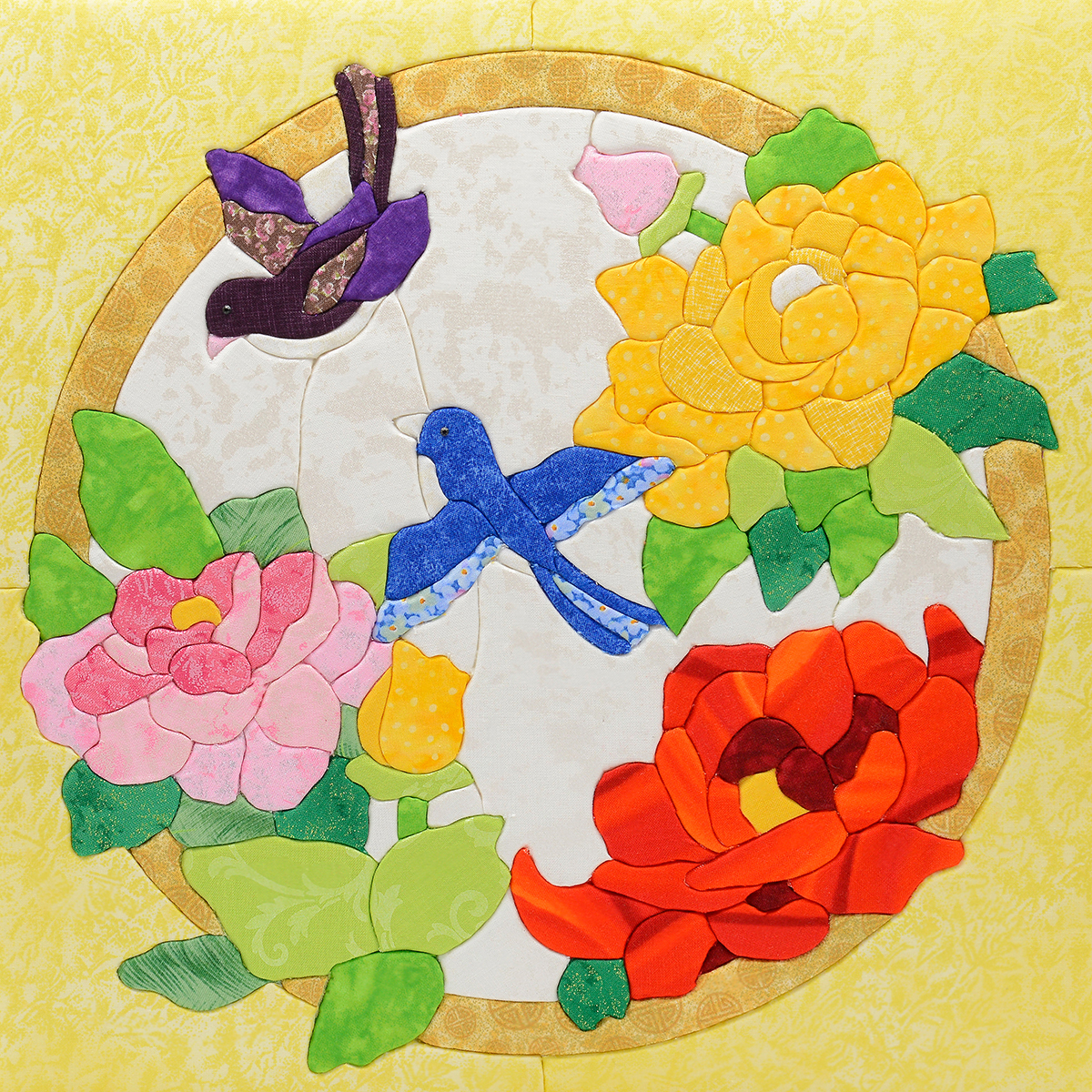 NA003 花開富貴(35*35cm)