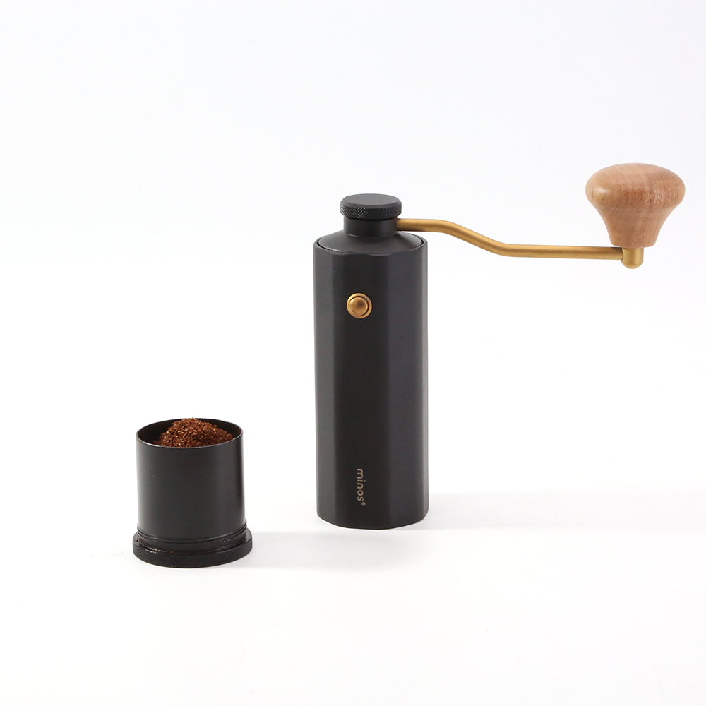minos HG90手搖磨豆機（無段調節／合金刀盤／束口隨身袋／20g／2色）
