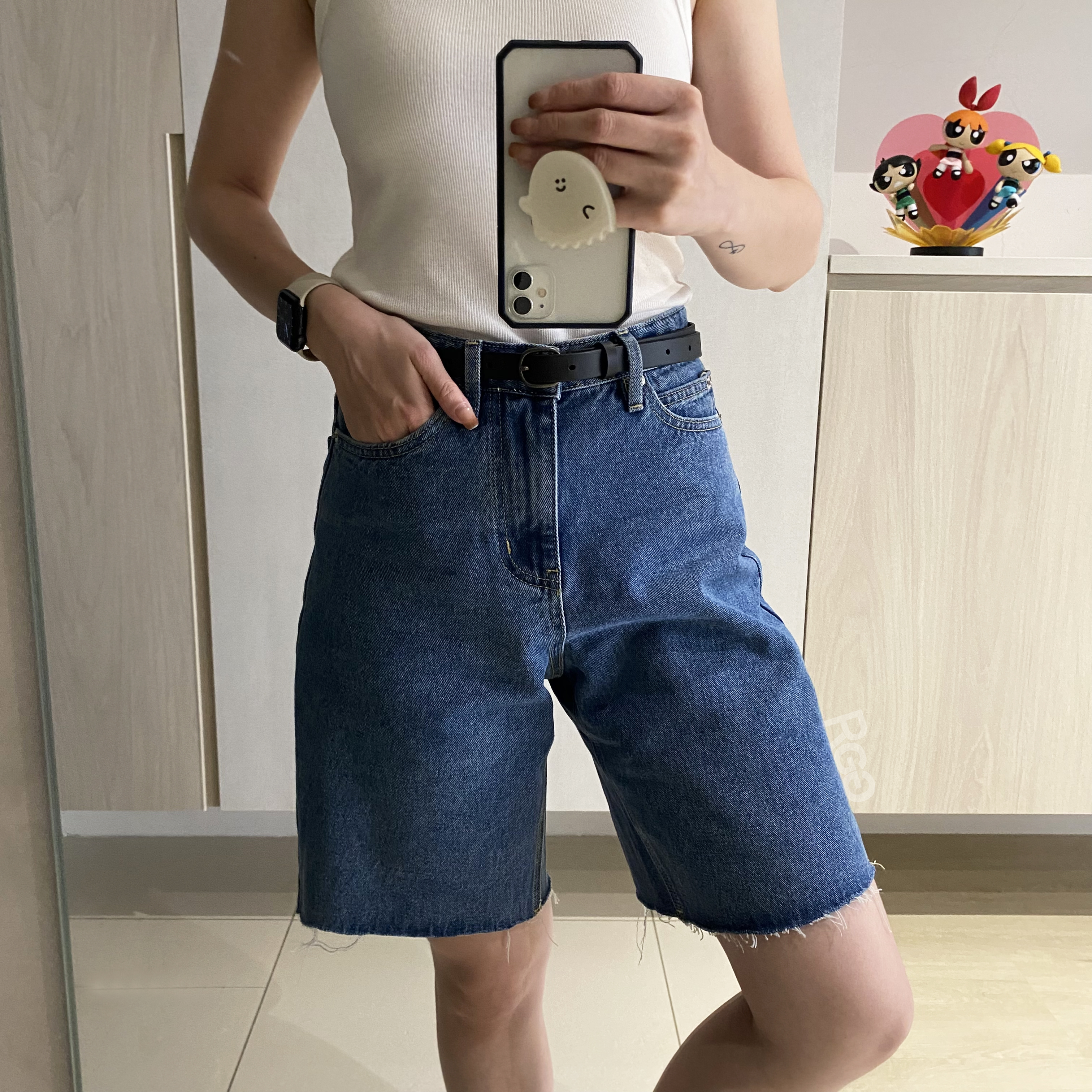 #8285 牛仔五分短褲