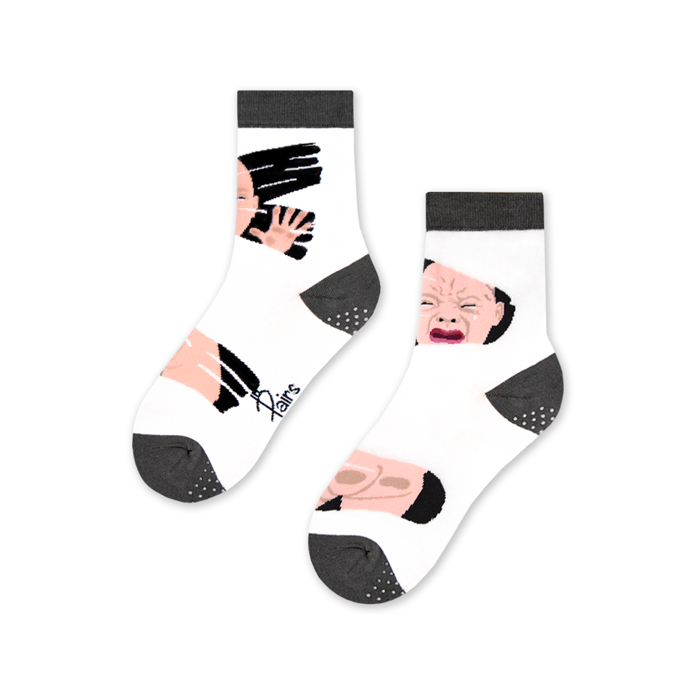 Baby擦玻璃｜童襪