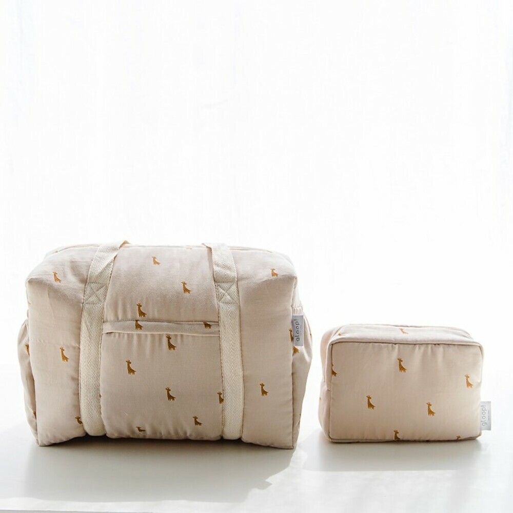 Gloop 有機棉育兒手提包 / 貝比長頸鹿