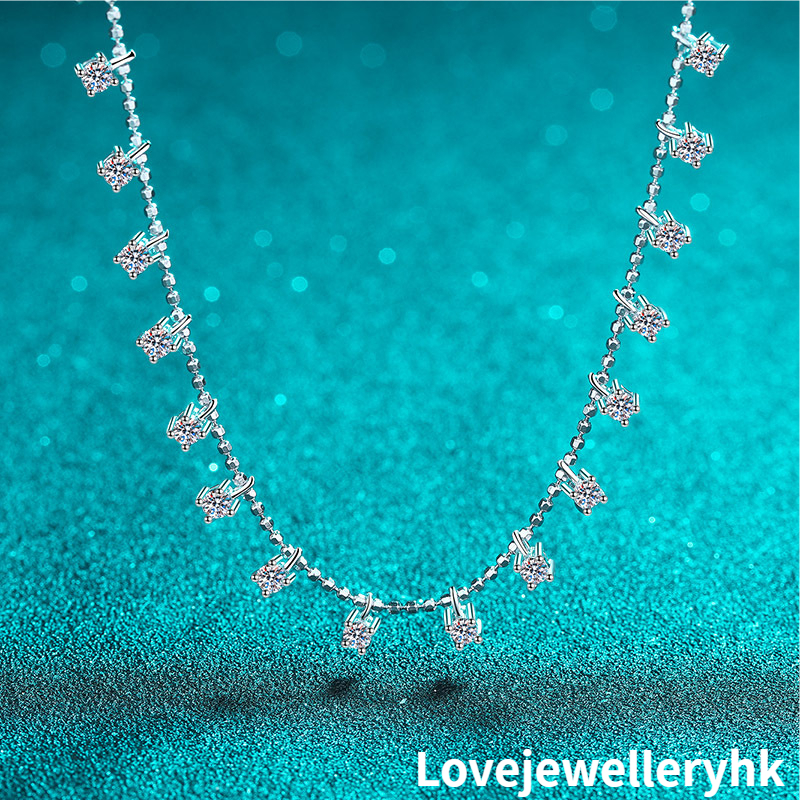 莫桑鑽滿天星頸鏈   N3C025