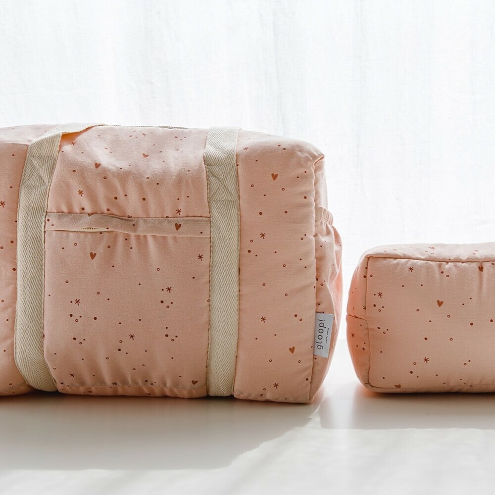 Gloop 有機棉育兒手提包 / 粉粉甜心