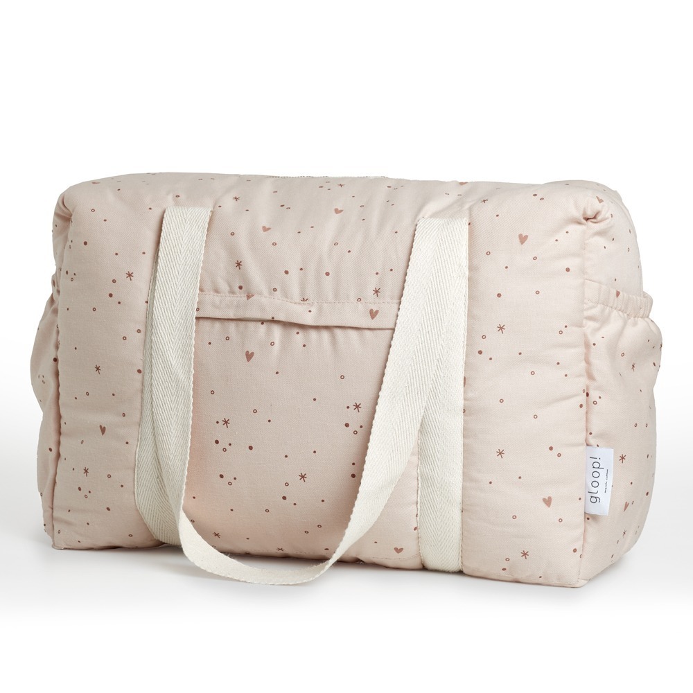 Gloop 有機棉育兒手提包 / 粉粉甜心