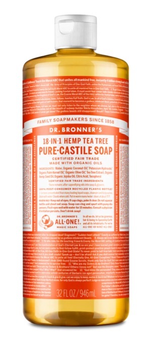 布朗博士有機茶樹沐浴液32oz