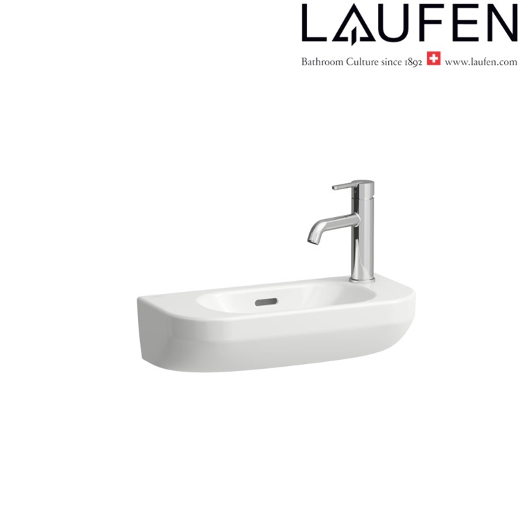 Laufen "Lua" 8.1508.2.000.106.1 Wallhung washbasin, with 1 tap hole & overflow