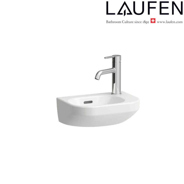 Laufen "Lua" 8.1508.0.000.106.1 Wallhung washbasin, with 1 tap hole & overflow