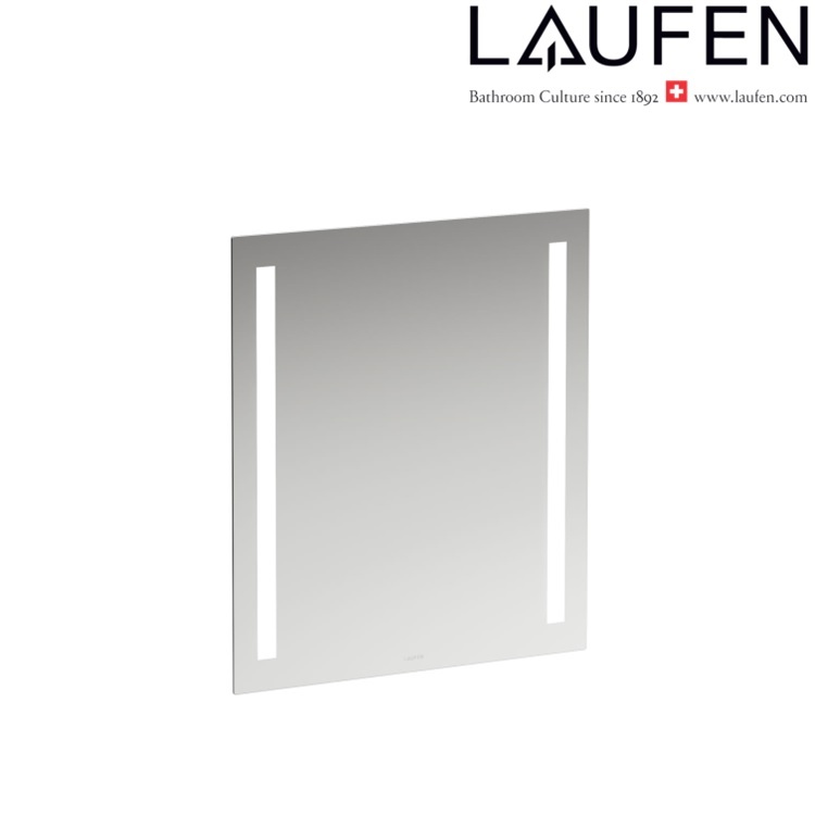 Laufen "Lani" 4.0385.2.112.144.1 Mirror 600mm, with 2 vertical LED light element