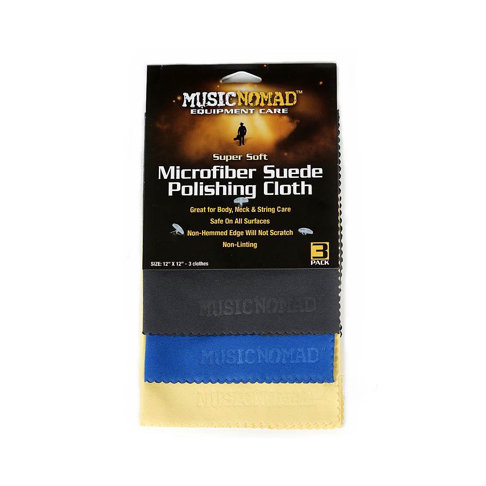 MusicNomad MusicNomad / MN203 麂皮亮光布三色組(3pcs) — 三峽鍵盤 / 鋼琴｜YA! 玩音樂