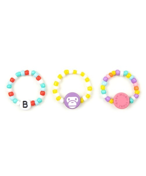 BAPE APE BABY MILO RING SET 串珠 戒指 珠珠 一組6個 現貨