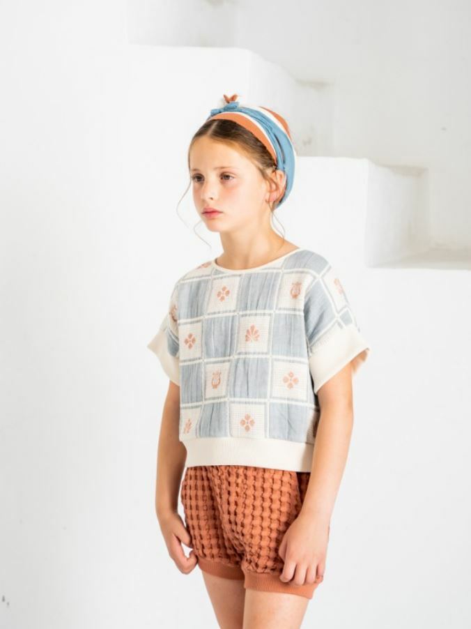 BELLE CHIARA 鬆餅格泡泡褲 Short OIA - Russet 玫瑰粉