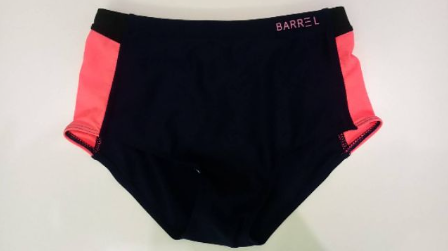 韓國品牌BARREL防曬衣 深藍配橘短褲