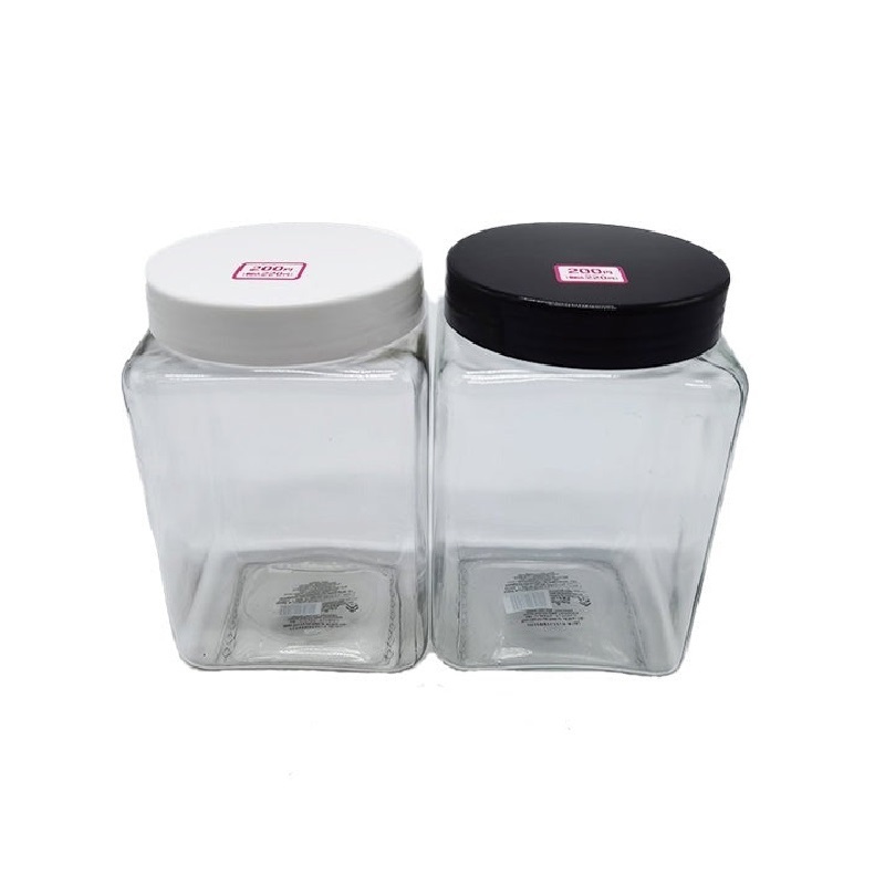 玻璃保存罐/方形 1.8L