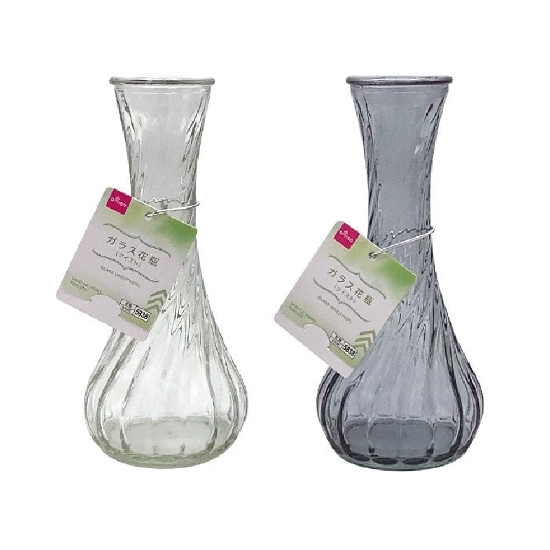 玻璃花瓶/旋轉 6.8x15.2x6.8cm