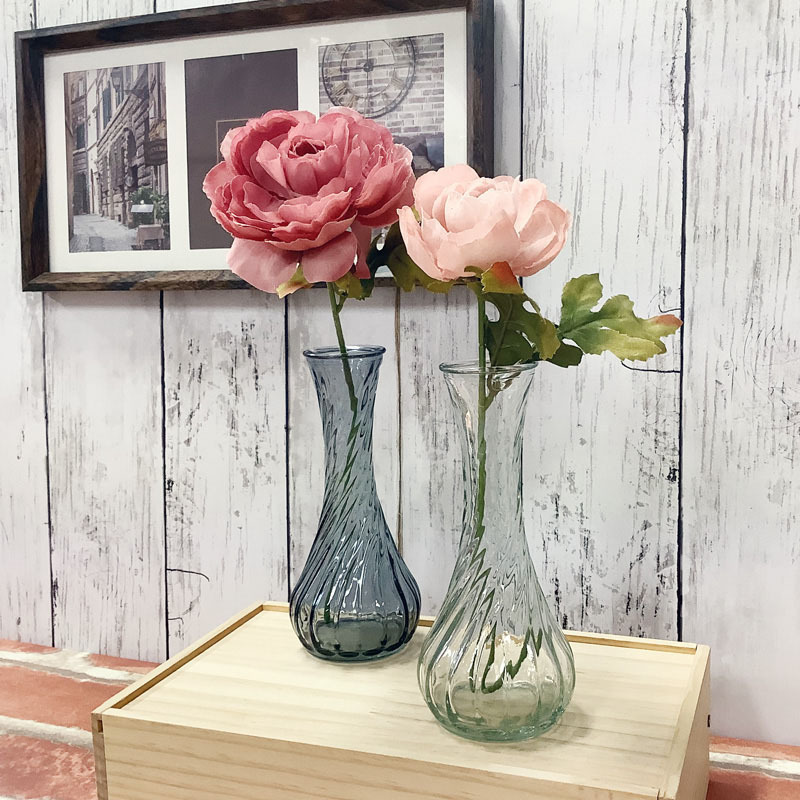 玻璃花瓶/旋轉 6.8x15.2x6.8cm