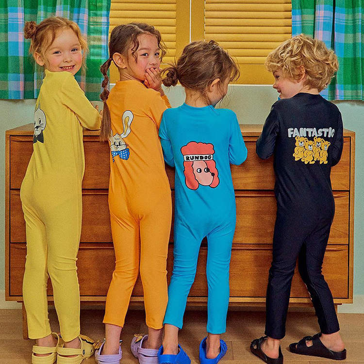 outdoor cute draw swimsuit