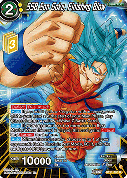 BT21-103 SSB Son Goku, Finishing Blow