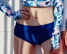 韓國品牌BARREL防曬衣 深藍短褲