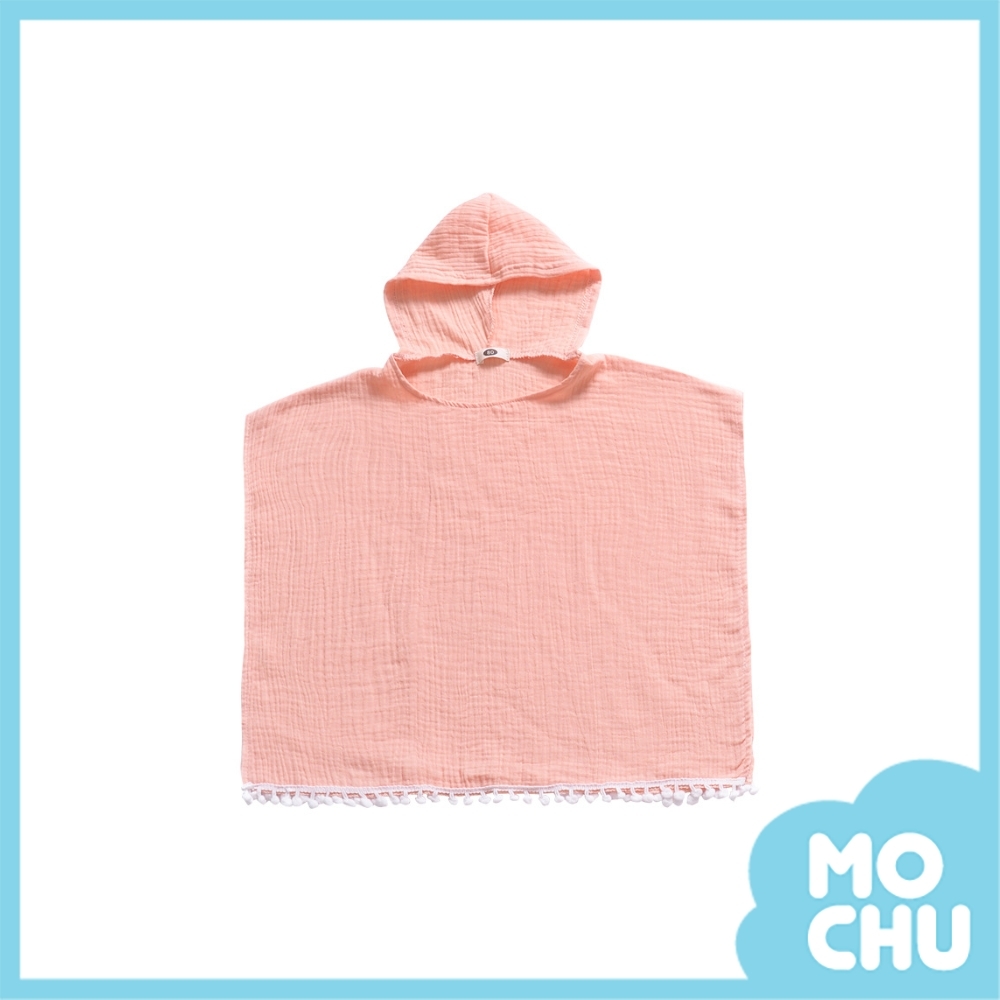 可愛小球球連帽斗篷