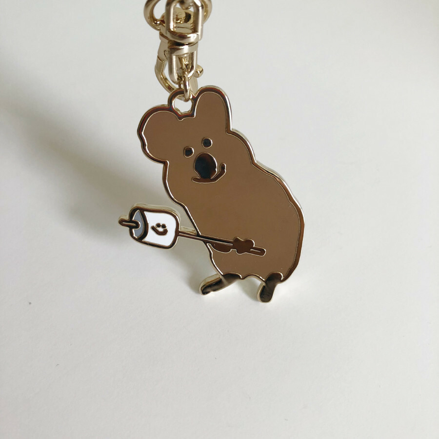 【Dinotaeng】S`more Quokka Keyring 鑰匙圈