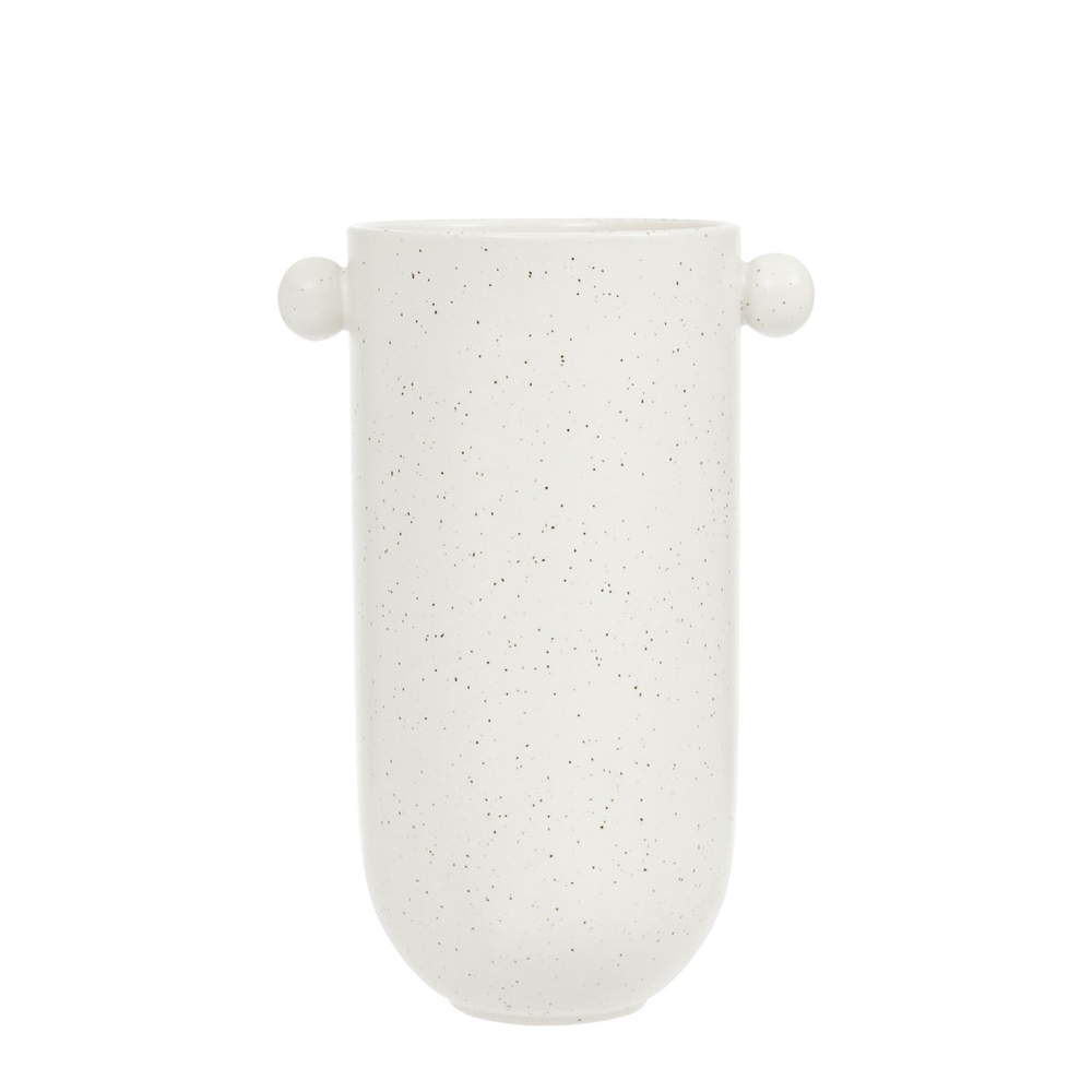 OYOY Saga 薩加手作石器-花瓶 / 柔和白