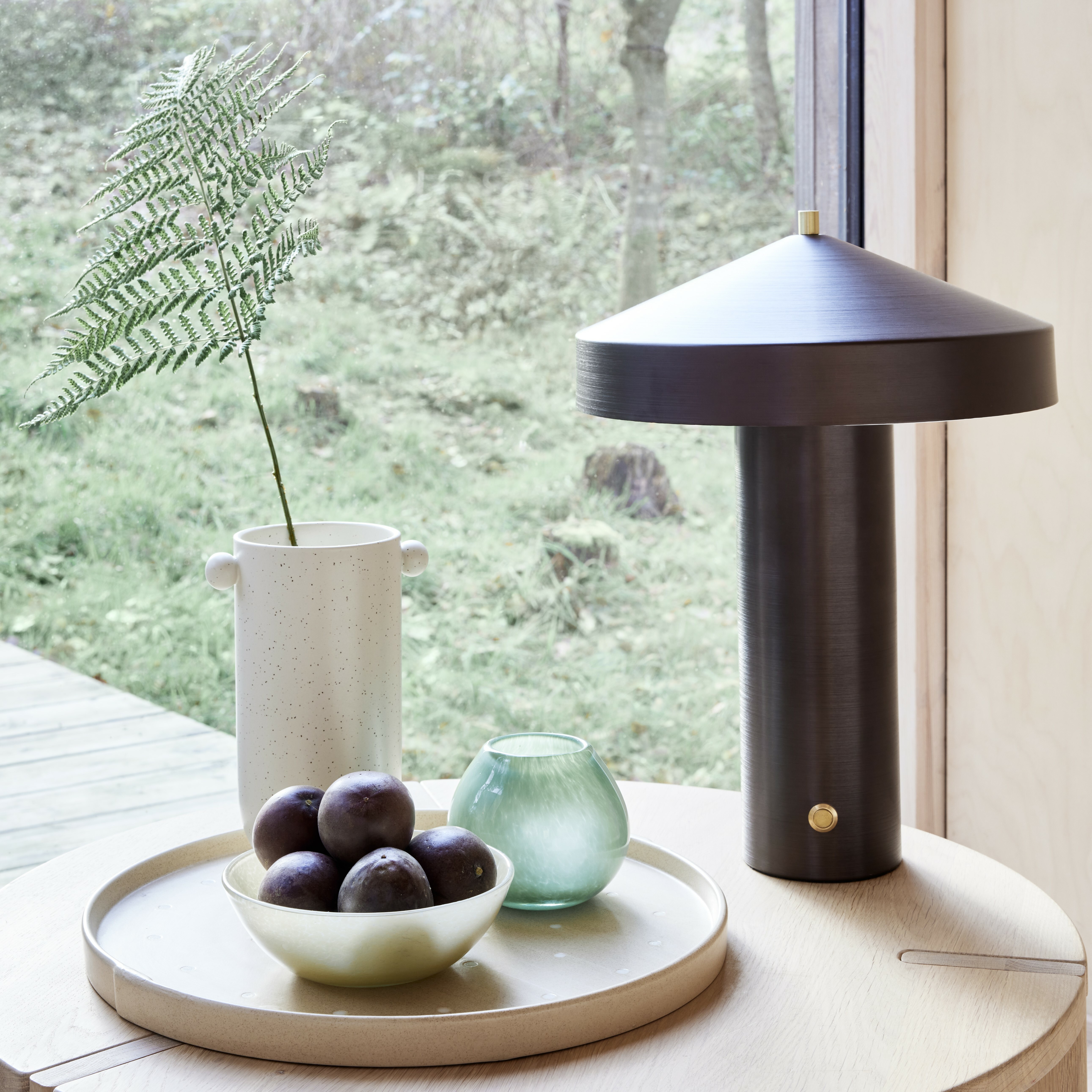 OYOY Saga 薩加手作石器-花瓶 / 柔和白